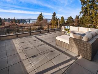 View from upper patio